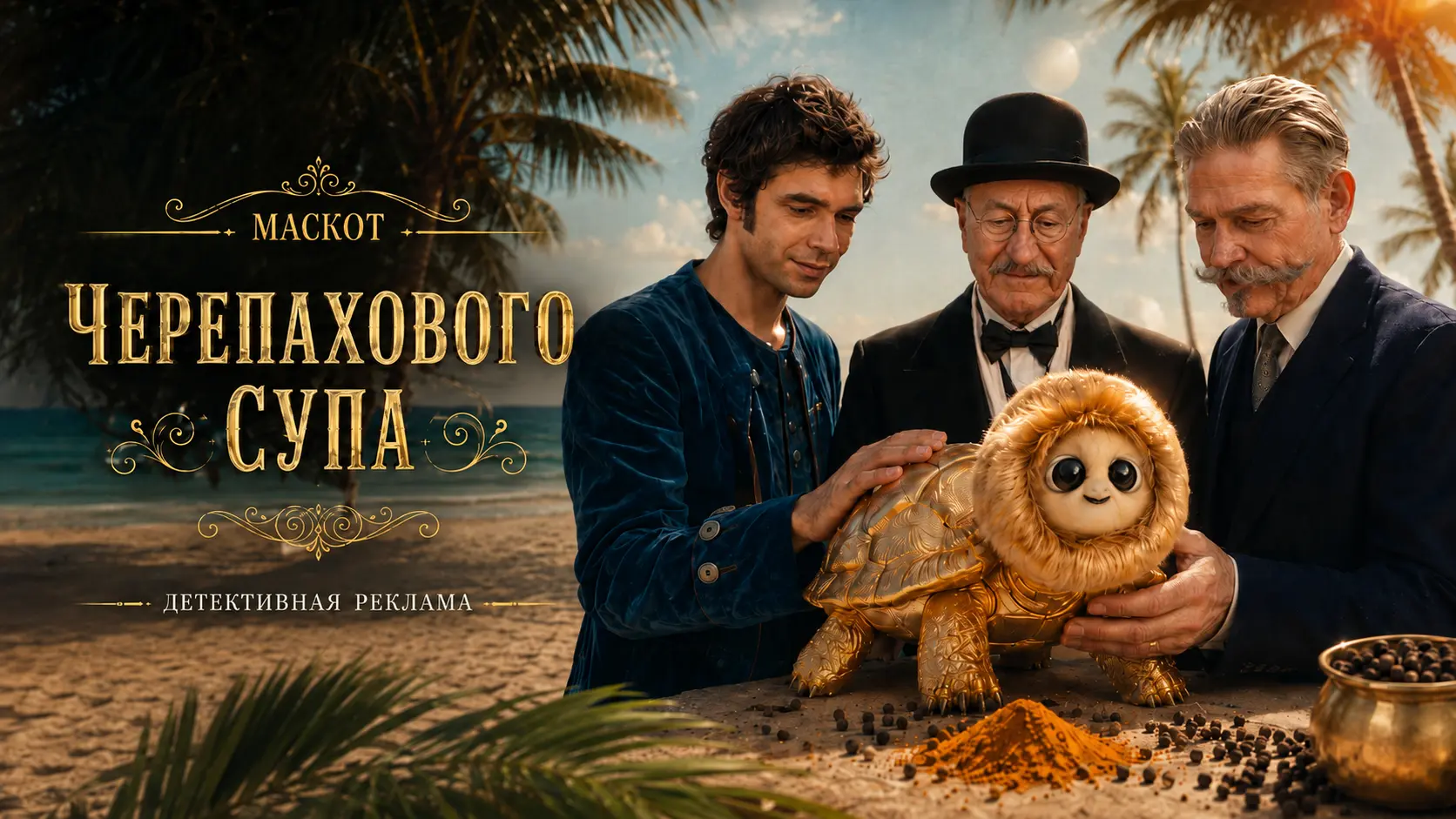 Обложка проекта «Маскот Ключик для компании по производству черепахового супа»