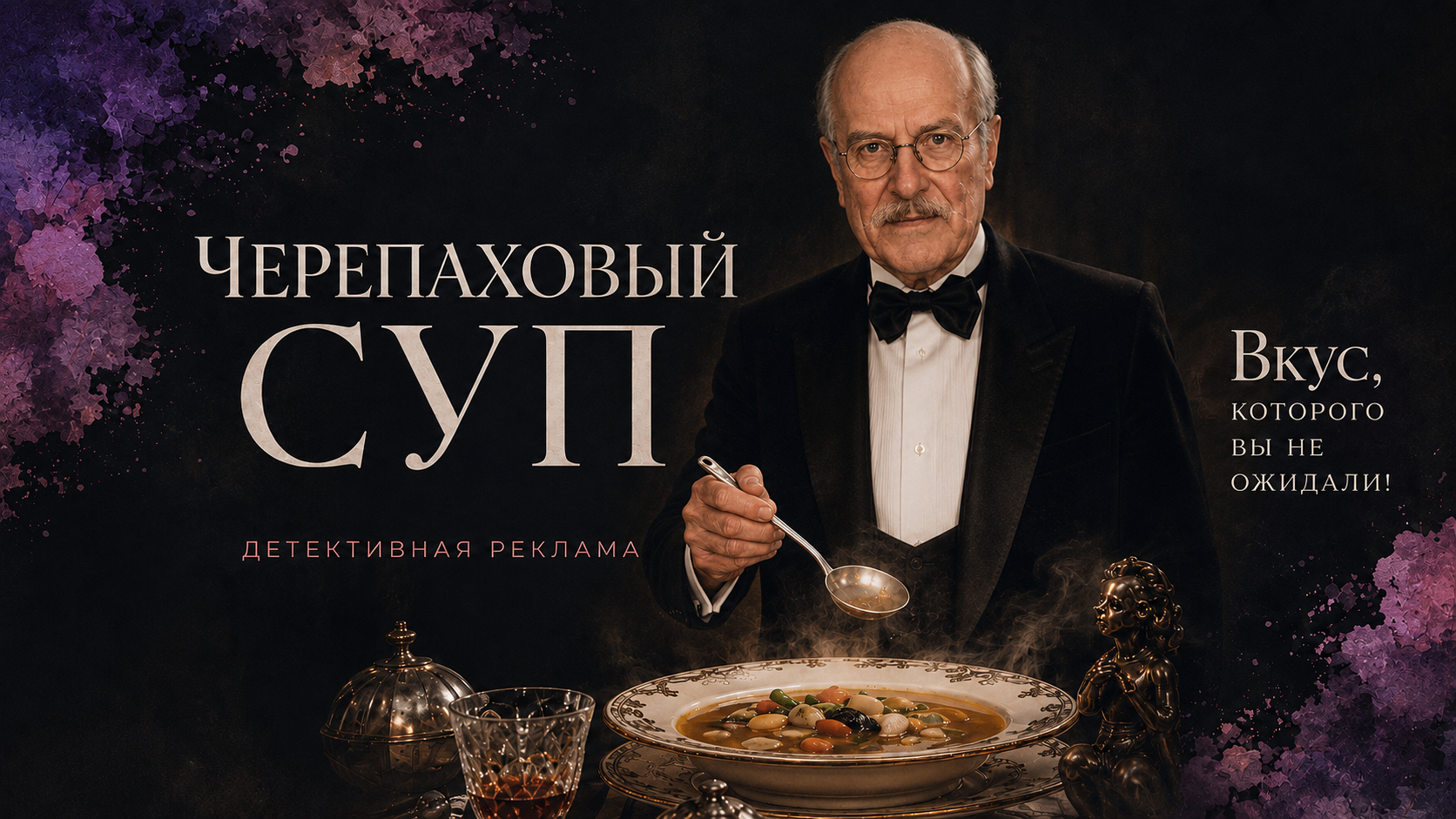 Обложка ролика «Реклама черепахового супа по мотивам фильма «Десять негритят»»